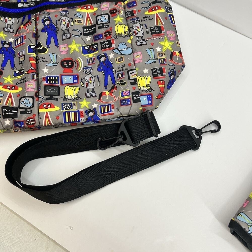 LeSportsac Ryan Baby Tote Diaper Bag Buckaroo HTF Rare With Changing Pad - Picture 15 of 16